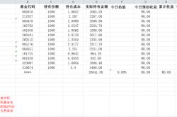 用excel计算基金年化收益率