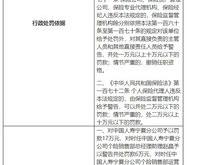 家机构因欺骗投保人被罚业内：消费者投保时应多关注保险合同中的责任期限费率等细节