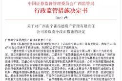 晋建基金被责令改正开展私募业务存在多项违规行为